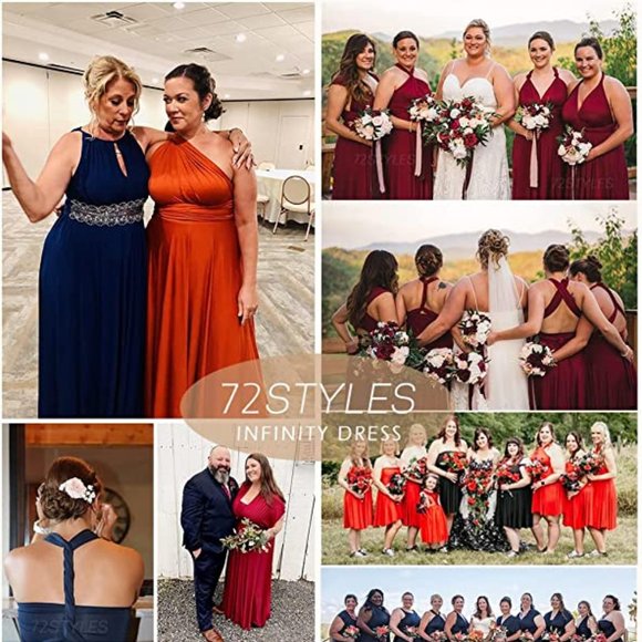 Infinity Dress, Convertible Bridesmaid Dress, Plus Size - Picture 6 of 6